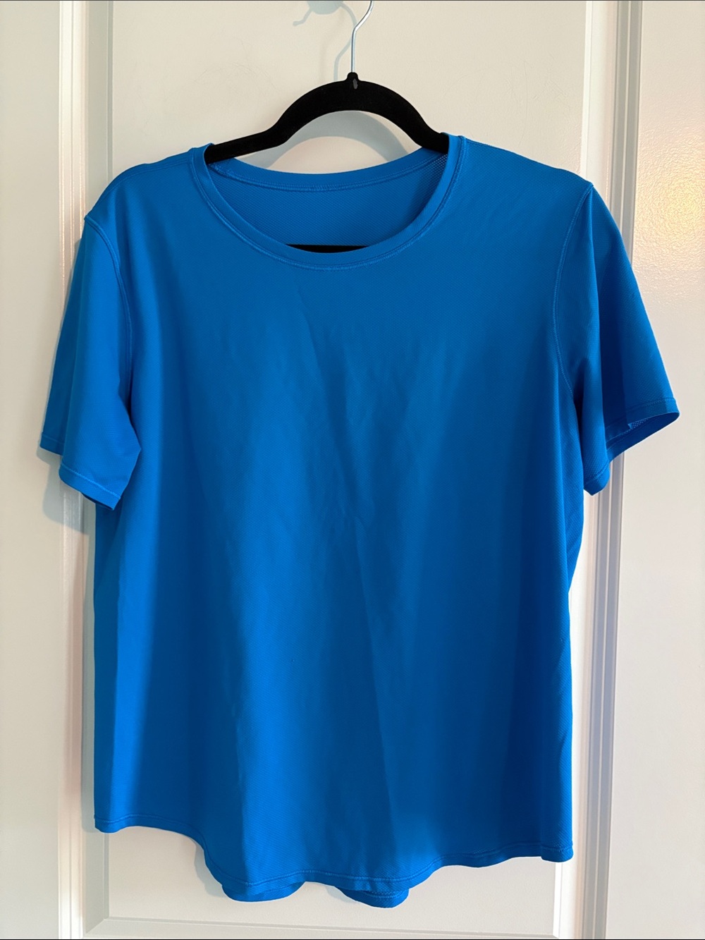 Lululemon High Neck Running and Training Top in Poolside Blue Size 10 - Picture 3 of 6